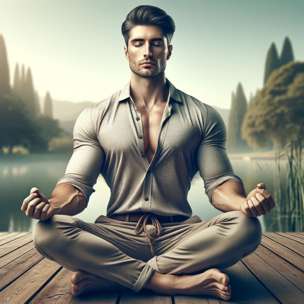 Real men meditate
