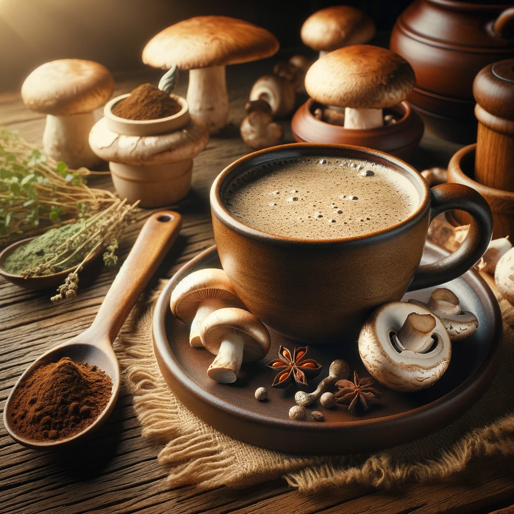 Mushroom coffee, health benefits