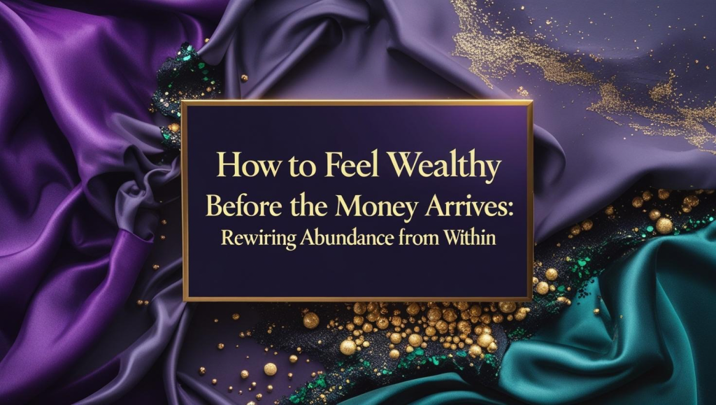 How to Feel Wealthy Before the Money Arrives: Rewiring Abundance from Within