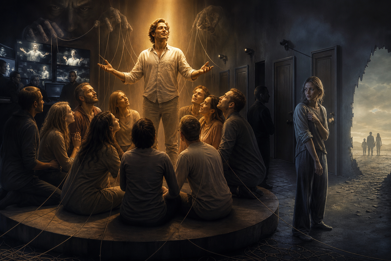 How cults recruit people through psychological influence and gradual control