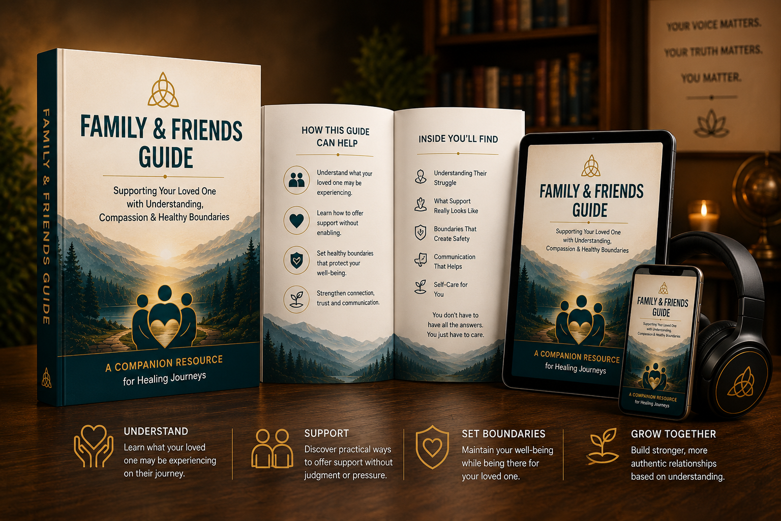 Family & Friends Guide companion resource for Coming Back to Yourself